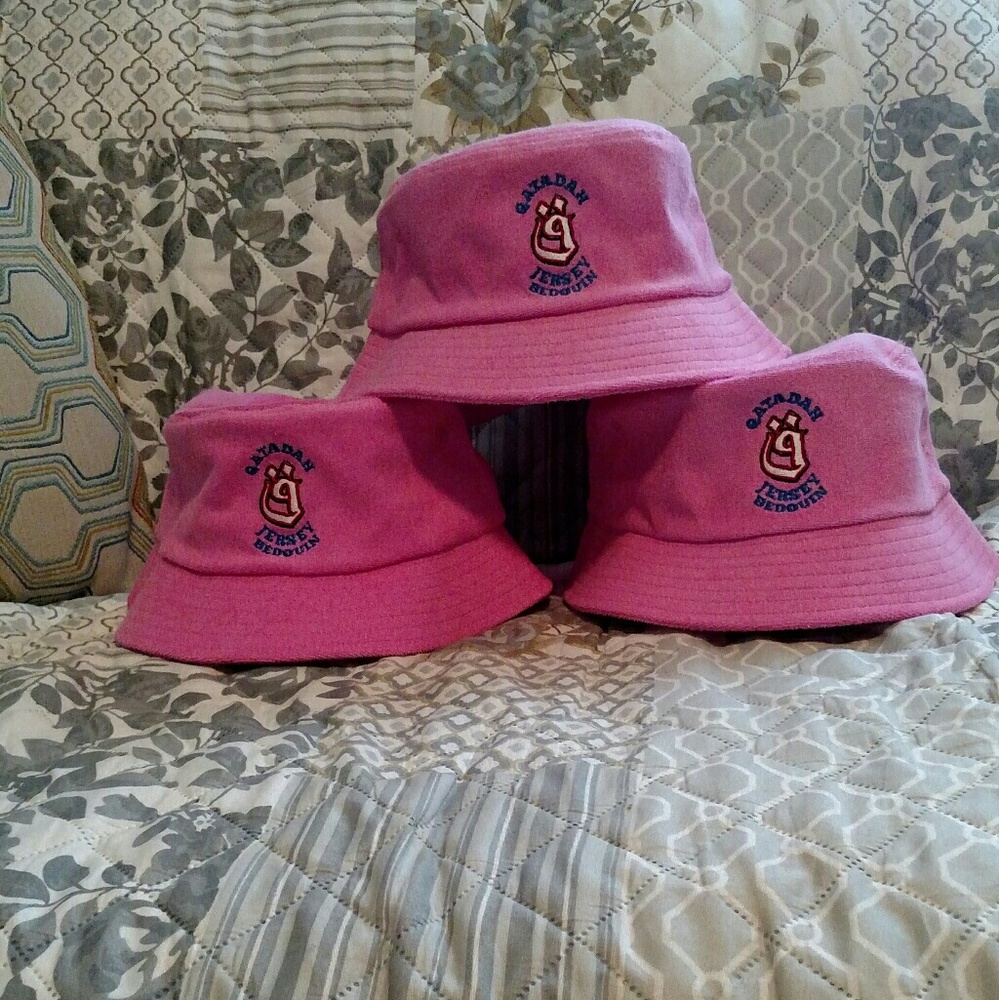 Pink Terry Cloth Bucket Hat